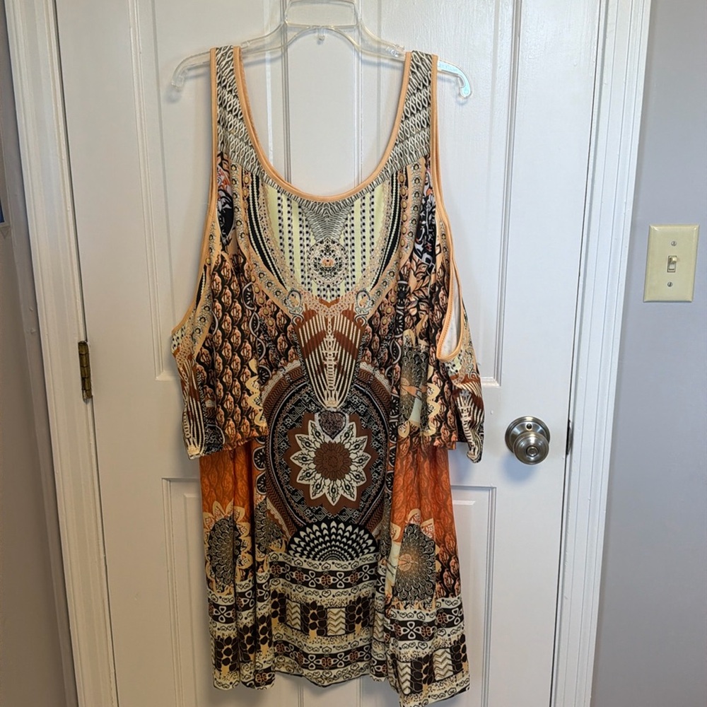 3x women’s cold shoulder dress